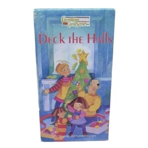6/$15 Deck The Halls Christmas VHS — Family Holiday Animation